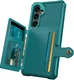 Samsung Galaxy A56 Hoesje 3-in-1 Pasjes Portemonnee Back Cover Groen afbeelding 2