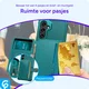 Samsung Galaxy A56 Hoesje 3-in-1 Pasjes Portemonnee Back Cover Groen afbeelding 5