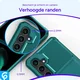 Samsung Galaxy A56 TPU Back Cover met Kunstleren Wallet Groen afbeelding 6