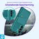 Samsung Galaxy A56 TPU Back Cover met Kunstleren Wallet Groen afbeelding 2