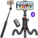 SBG Flexibele Draagbare Octopus Tripod Houder met Selfie Functie Zwart afbeelding 1