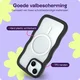 HappyCase Wavy Apple iPhone 17e/16e/14/13 Hoesje MagSafe Back Cover Zwart afbeelding 5