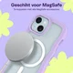 HappyCase Wavy Apple iPhone 17e/16e/14/13 Hoesje MagSafe Back Cover Paars afbeelding 5