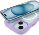 HappyCase Wavy Apple iPhone 17e/16e/14/13 Hoesje MagSafe Back Cover Paars afbeelding 11