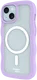 HappyCase Wavy Apple iPhone 17e/16e/14/13 Hoesje MagSafe Back Cover Paars afbeelding 14