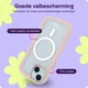 HappyCase Wavy Apple iPhone 17e/16e/14/13 Hoesje MagSafe Back Cover Roze afbeelding 6