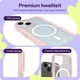 HappyCase Wavy Apple iPhone 17e/16e/14/13 Hoesje MagSafe Back Cover Roze afbeelding 3