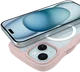 HappyCase Wavy Apple iPhone 17e/16e/14/13 Hoesje MagSafe Back Cover Roze afbeelding 10