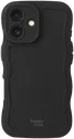 HappyCase Wavy Apple iPhone 16 Hoesje TPU Back Cover Zwart