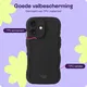 HappyCase Wavy Apple iPhone 16 Hoesje TPU Back Cover Zwart afbeelding 4