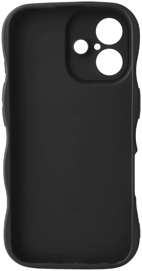 HappyCase Wavy Apple iPhone 16 Hoesje TPU Back Cover Zwart afbeelding 15