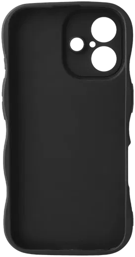 HappyCase Wavy Apple iPhone 16 Hoesje TPU Back Cover Zwart afbeelding 15