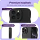 HappyCase Wavy Apple iPhone 16 Pro Max Hoesje TPU Back Cover Zwart afbeelding 3