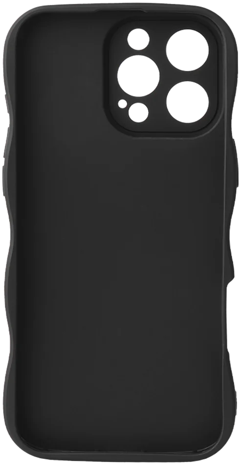 HappyCase Wavy Apple iPhone 16 Pro Max Hoesje TPU Back Cover Zwart afbeelding 15