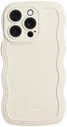 HappyCase Wavy Apple iPhone 16 Pro Max Hoesje TPU Back Cover Beige