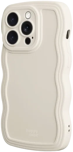 HappyCase Wavy Apple iPhone 16 Pro Max Hoesje TPU Back Cover Beige afbeelding 12