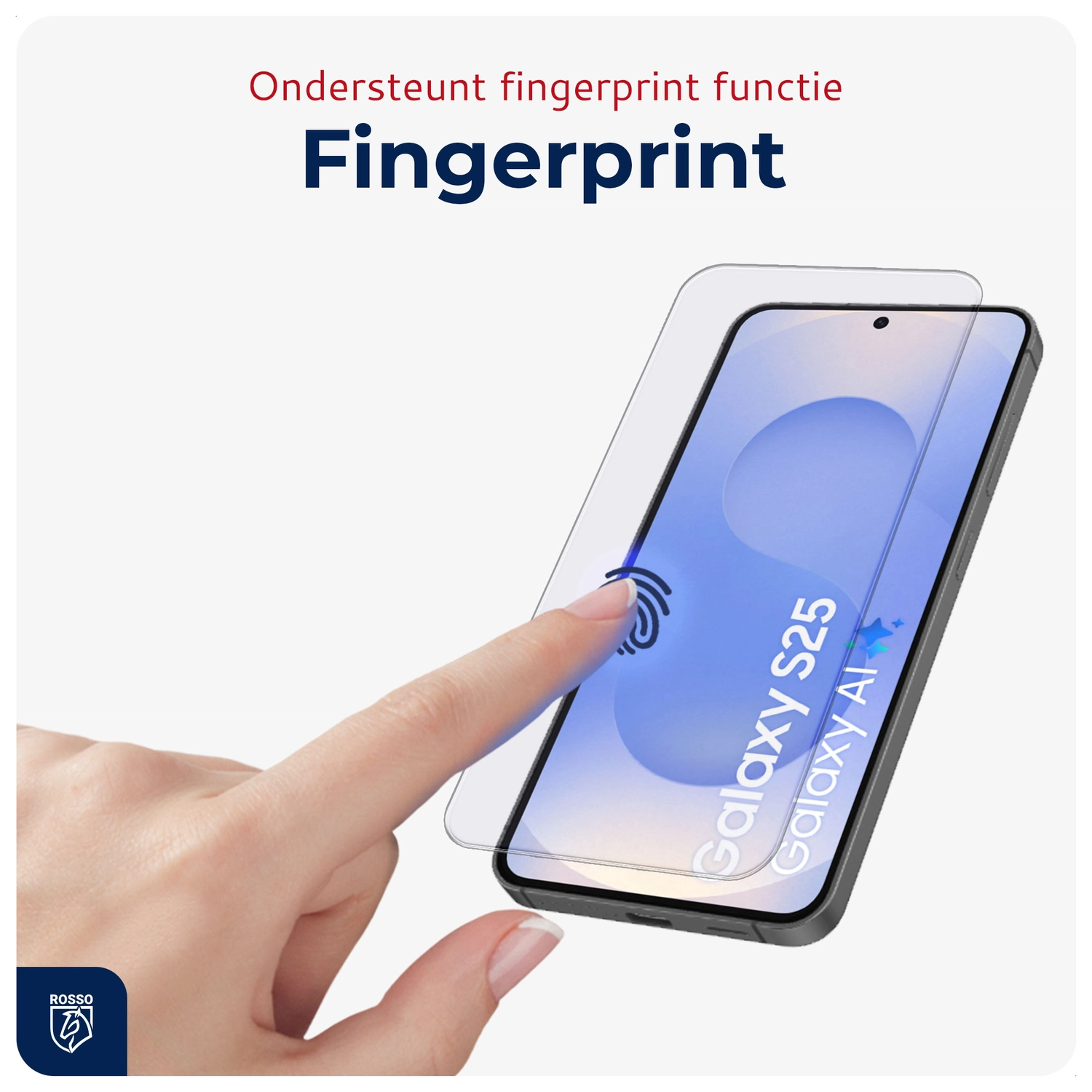 Rosso Samsung Galaxy S25 Tempered Glass met Installatietray Dust Removal afbeelding 2