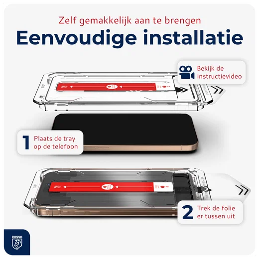 Rosso Samsung Galaxy S25 Plus Tempered Glass met Installatietray Dust Removal afbeelding 4