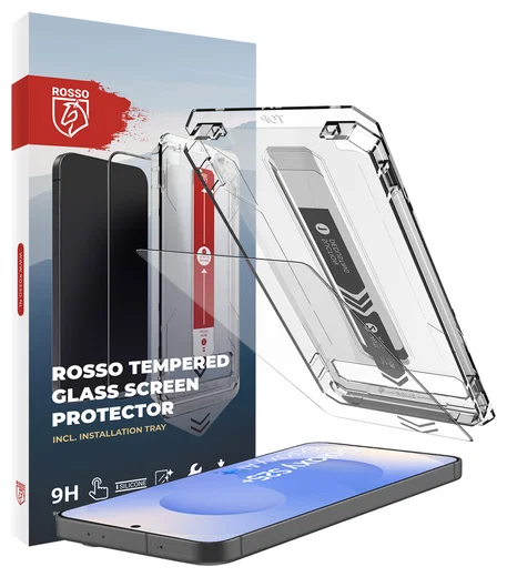 Rosso Samsung Galaxy S25 Plus Tempered Glass met Installatietray Dust Removal afbeelding 1