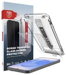 Rosso Samsung Galaxy S25 Plus Tempered Glass met Installatietray Dust Removal afbeelding