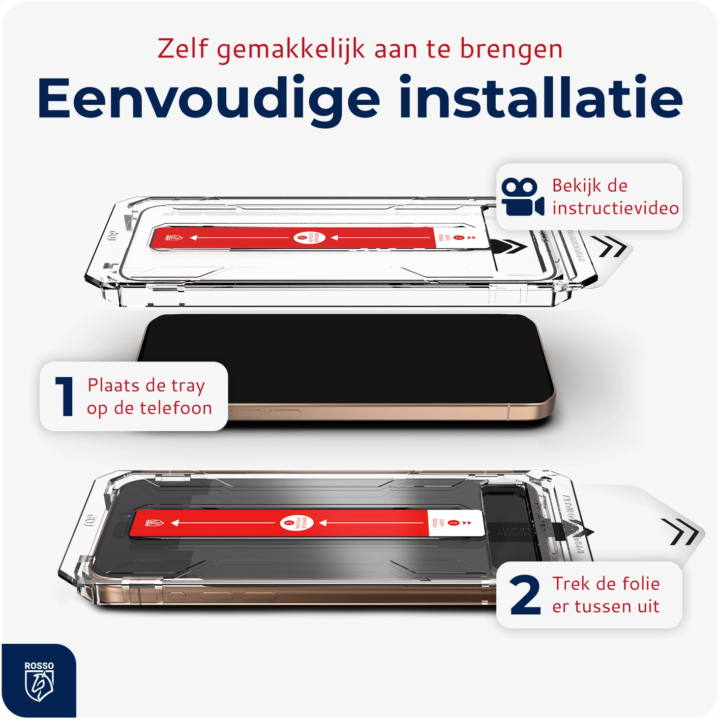 Rosso Samsung Galaxy S25 Ultra Tempered Glass met Installatietray Dust Removal afbeelding 4