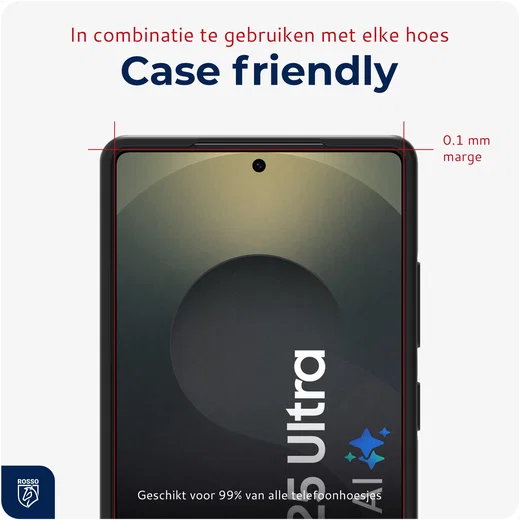 Rosso Samsung Galaxy S25 Ultra Tempered Glass met Installatietray Dust Removal afbeelding 8