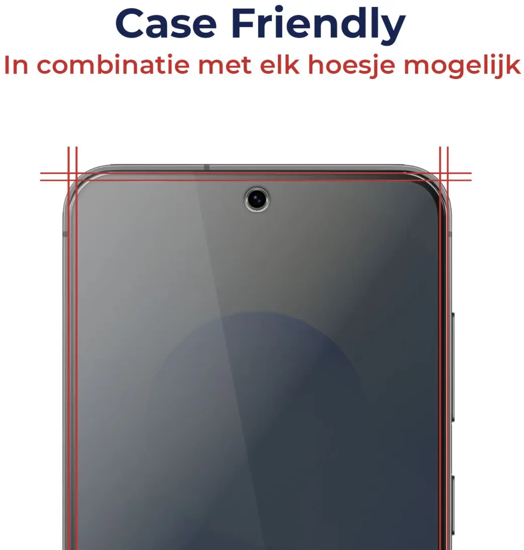 Rosso Samsung Galaxy S25 Privacy Glass met Installatietray Dust Removal afbeelding 6