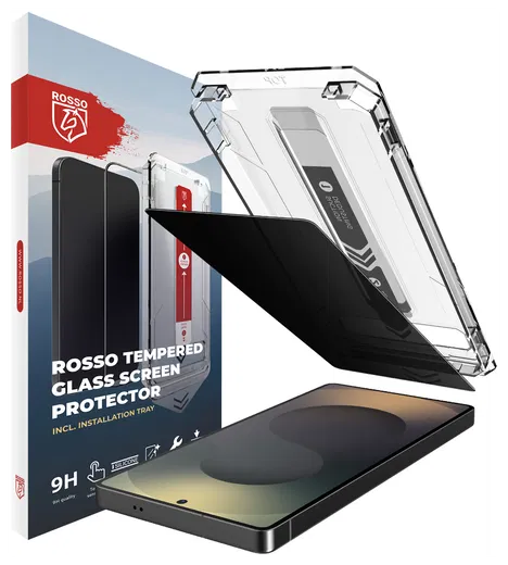Rosso Samsung Galaxy S25 Ultra Privacy Glass met Installatietray Dust Removal afbeelding 1