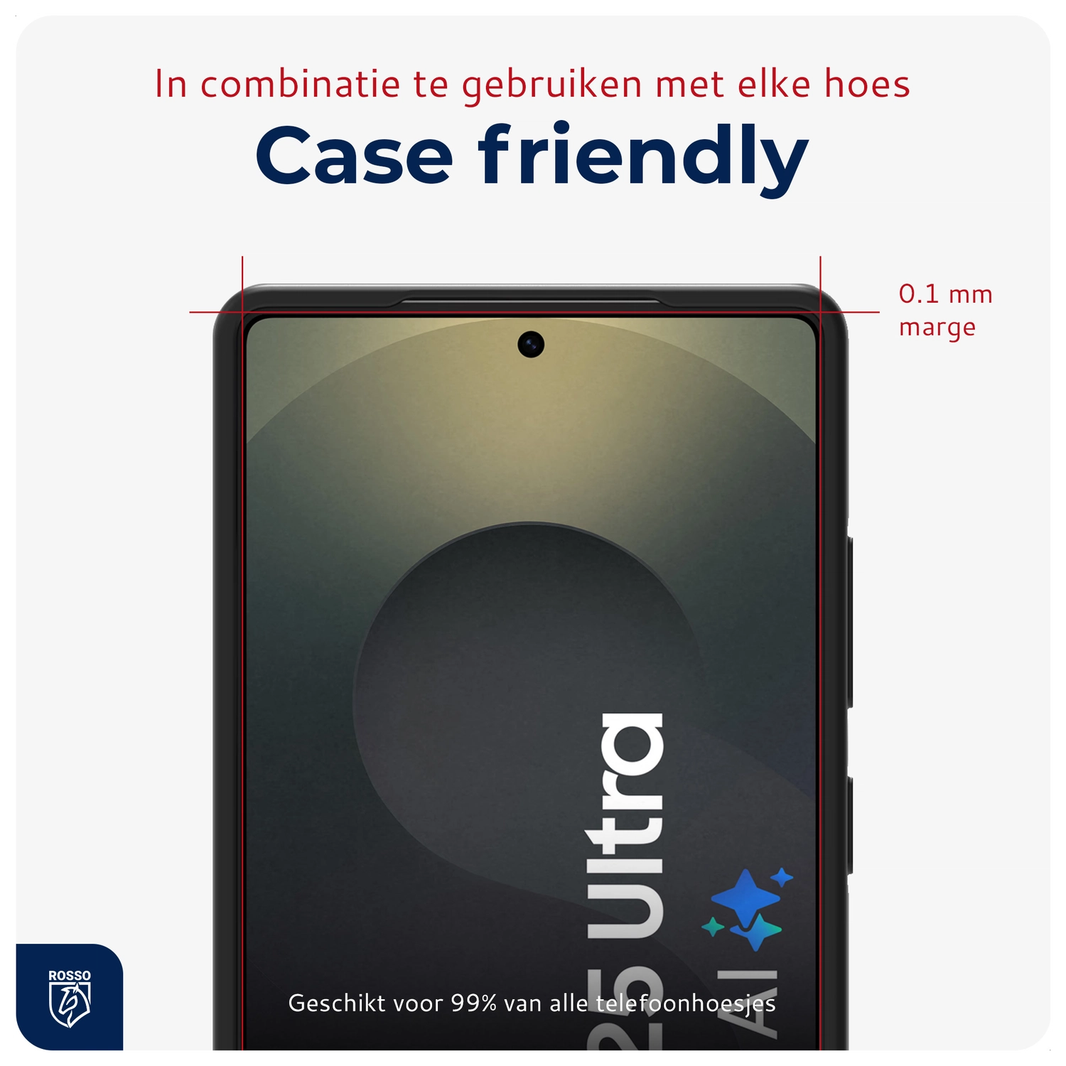 Rosso Samsung Galaxy S25 Ultra Privacy Glass met Installatietray Dust Removal afbeelding 9