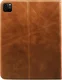 Rosso Deluxe Apple iPad Pro 12.9 Hoes Book Case Echt Leer Bruin afbeelding 2