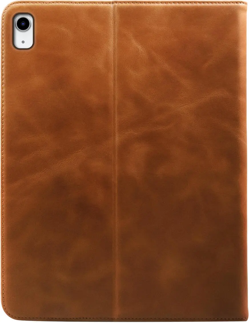Rosso Deluxe Apple iPad 10.2 / Pro 10.5 Hoes Book Case Echt Leer Bruin afbeelding 2