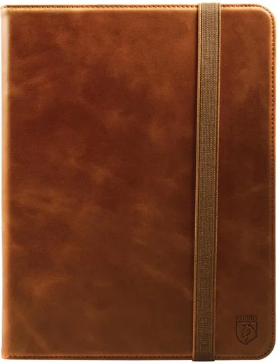 Rosso Deluxe Apple iPad Air 13 (24/25/26) Hoes Book Case Echt Leer Bruin afbeelding 8