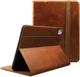 Rosso Deluxe Apple iPad Air 13 (24/25/26) Hoes Book Case Echt Leer Bruin