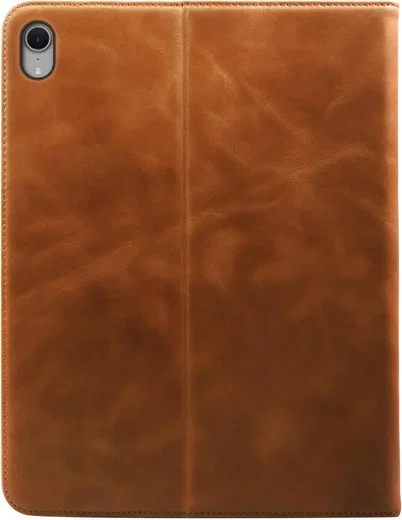 Rosso Deluxe Apple iPad Mini 7 / 6 Hoes Book Case Echt Leer Bruin afbeelding 2