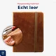Rosso Deluxe Apple iPad 11 (2025) / 10.9 (2022) Hoes Book Case Echt Leer Bruin afbeelding 3