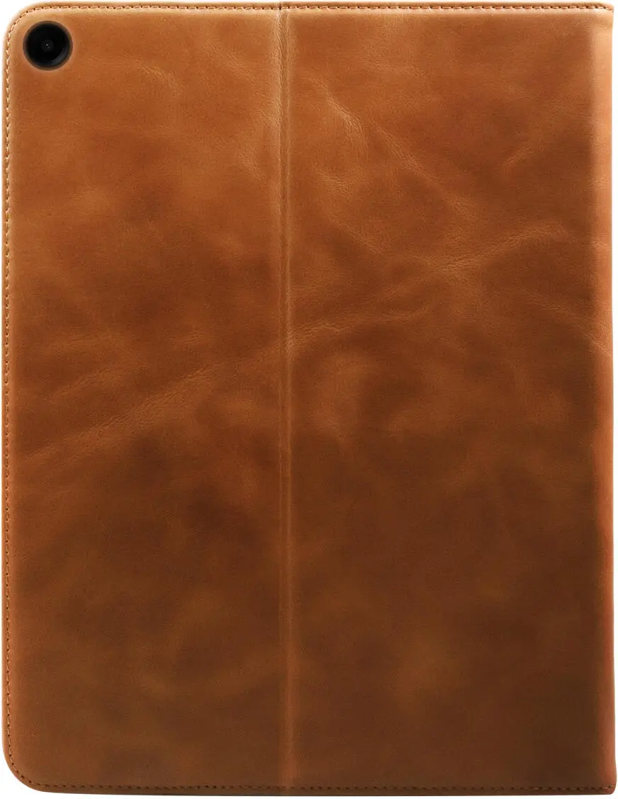 Rosso Deluxe Samsung Galaxy Tab A9 Plus Hoes Book Case Echt Leer Bruin afbeelding 2
