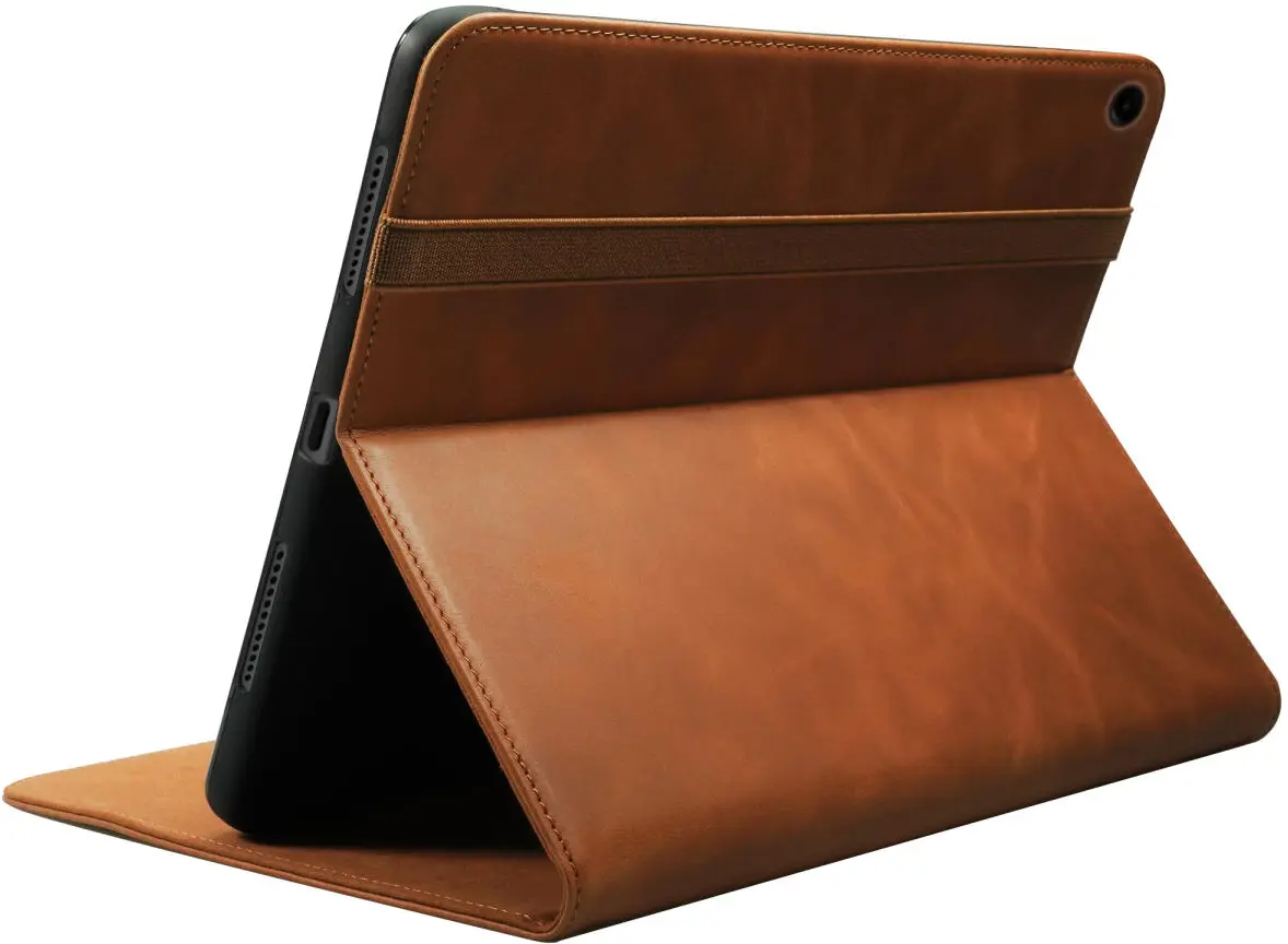 Rosso Deluxe Samsung Galaxy Tab A9 Plus Hoes Book Case Echt Leer Bruin afbeelding 7
