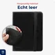 Rosso Deluxe Apple iPad 11 (2025) / 10.9 (2022) Hoes Book Case Echt Leer Zwart afbeelding 3