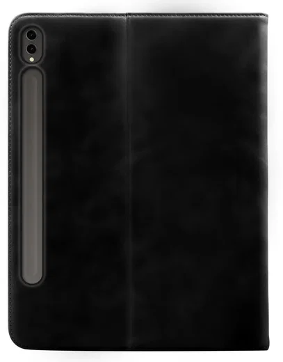 Rosso Deluxe Samsung Tab S10 Lite / S10 FE / S9 (FE) Book Case Echt Leer Zwart afbeelding 2