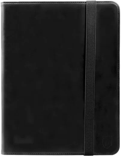 Rosso Deluxe Samsung Tab S9 Ultra / S10 Ultra Hoes Book Case Echt Leer Zwart afbeelding 9