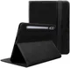 Rosso Deluxe Samsung Tab S9 Ultra / S10 Ultra Hoes Book Case Echt Leer Zwart