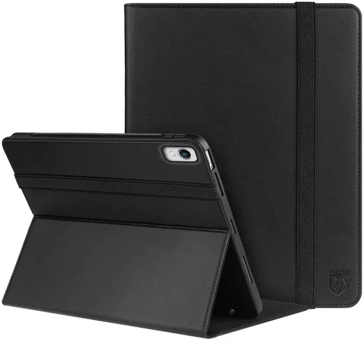 Rosso Element Apple iPad Air 10.5 (2019) Hoes Book Case Zwart afbeelding 1