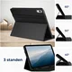 Rosso Element Apple iPad Air 10.5 (2019) Hoes Book Case Zwart afbeelding 4