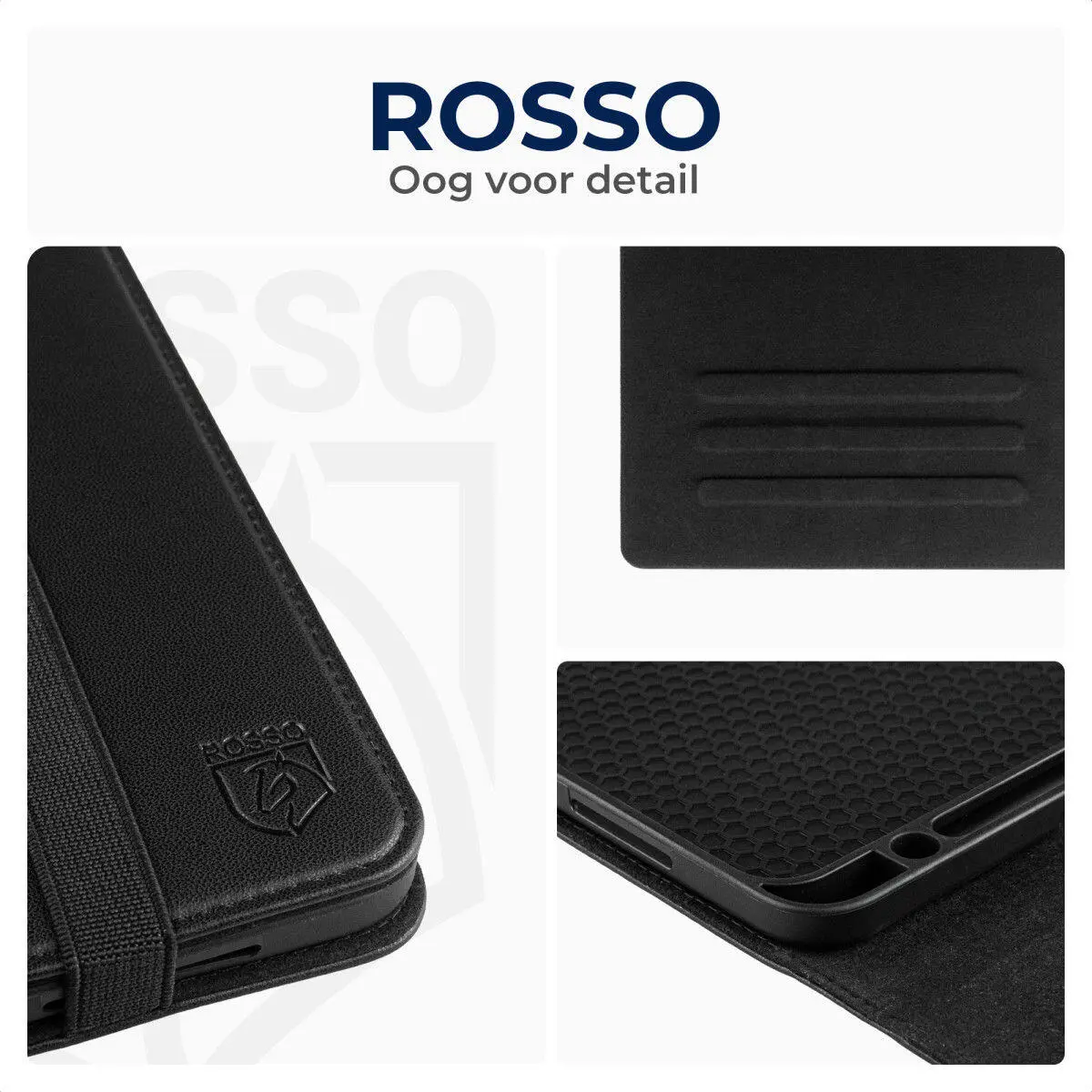 Rosso Element Samsung Galaxy Tab S6 Lite Hoes Book Case Zwart afbeelding 4