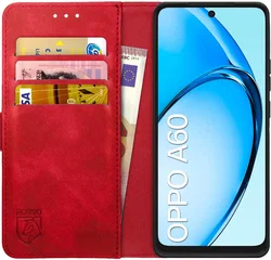 Rosso Element Oppo A60 4G Hoesje Book Case Wallet Rood afbeelding