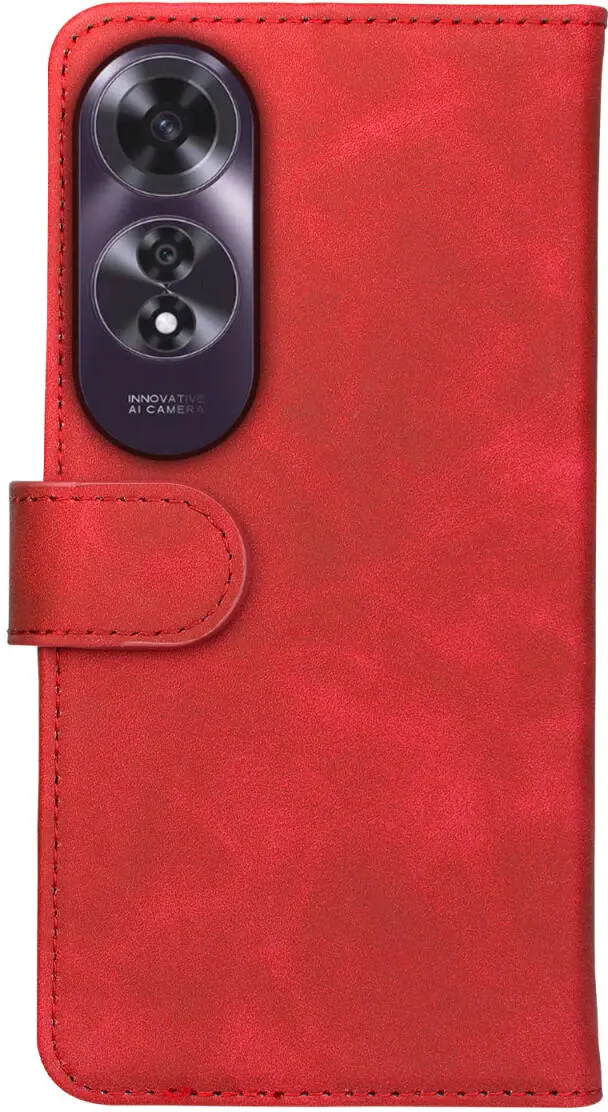 Rosso Element Oppo A60 4G Hoesje Book Case Wallet Rood afbeelding 2
