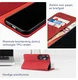 Rosso Element Oppo A60 4G Hoesje Book Case Wallet Rood afbeelding 4