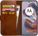 Rosso Element Motorola Edge 50 Neo Hoesje Book Case Wallet Bruin