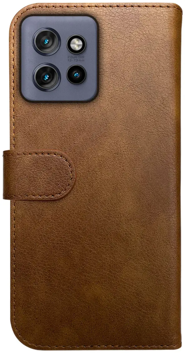 Rosso Element Motorola Edge 50 Hoesje Book Case Wallet Bruin afbeelding 2