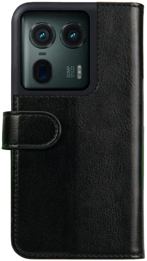 Rosso Element Motorola Edge 50 Ultra Hoesje Book Case Wallet Zwart afbeelding 2